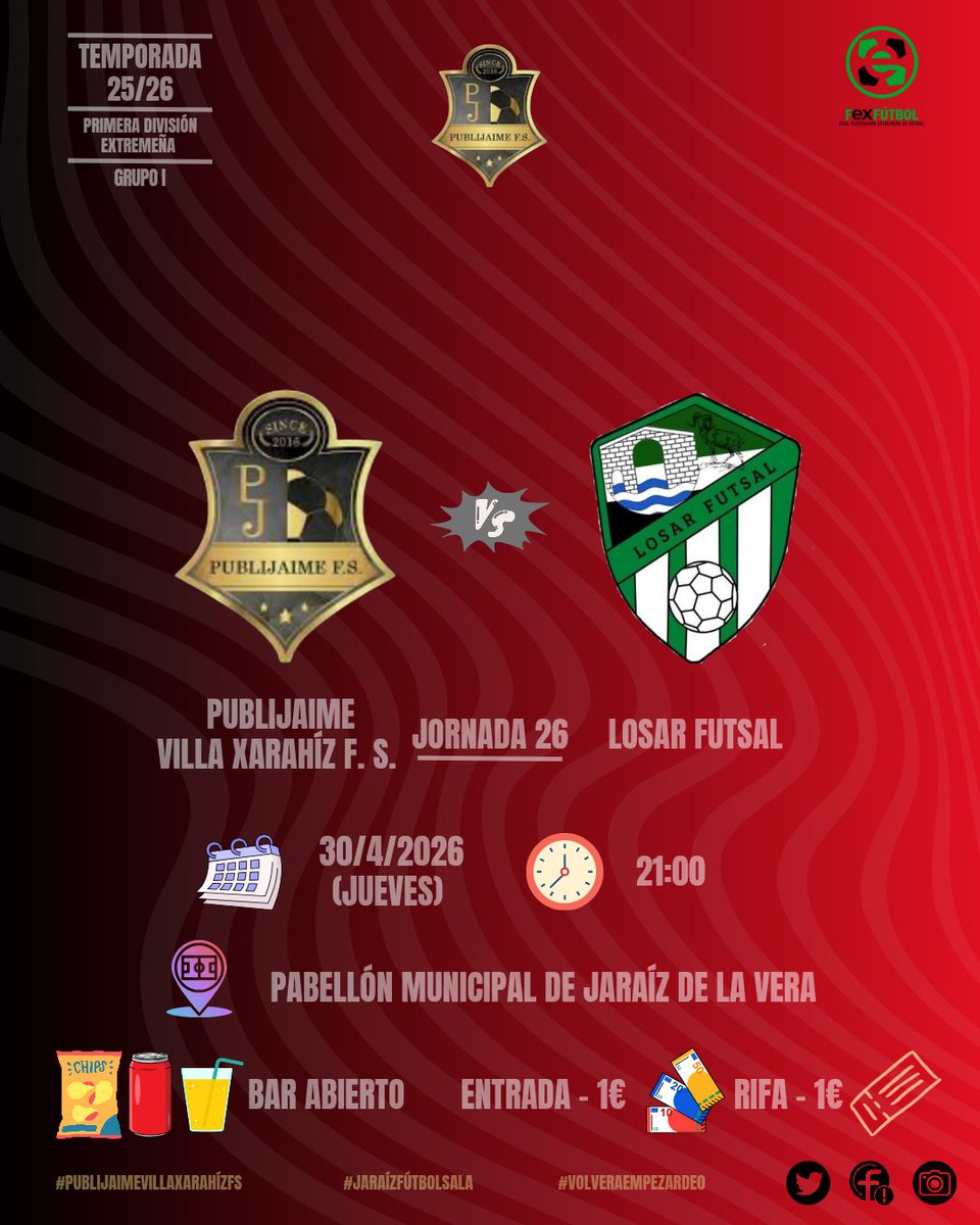 PUBLIJAIME VILLA XARAHÍZ FS tweet media