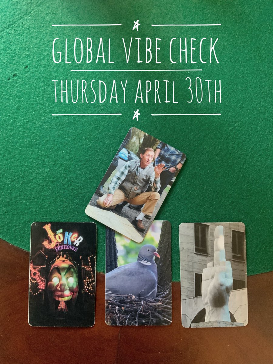360CardView's tweet photo. In a world run by jokers who don't give a f*** we need oracles to give us a proper sense of direction. 

Note: the pigeon card is a 'self-referential' card, pointing to the ancient Greek oracle of #Dodona where pigeons lived in a sacred oak and spoke 'with the voice of Zeus'. https://t.co/5pxDL7sXSv