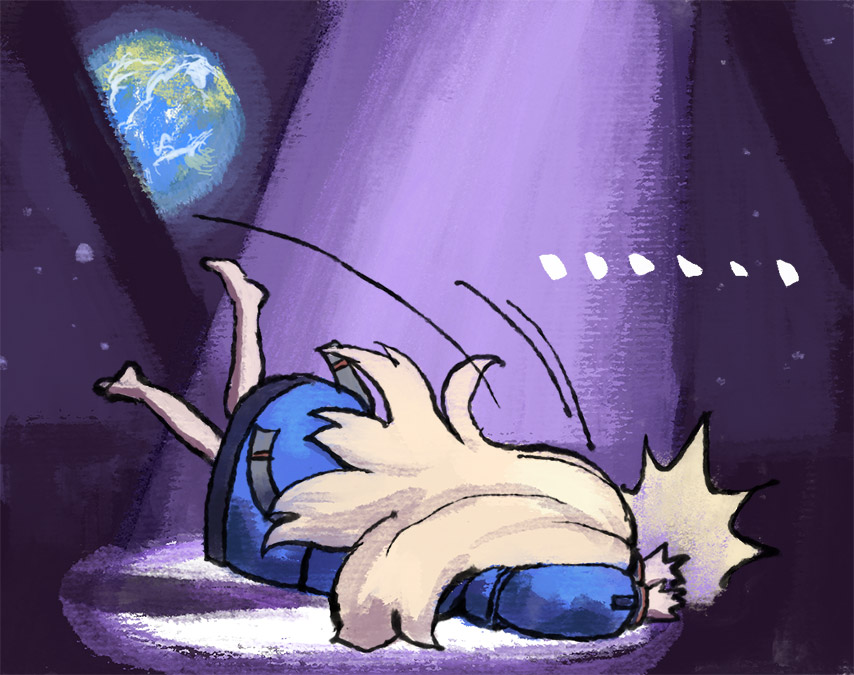 Someone asked me to draw Diana doing the Anti-Gravity Lean, so...

#PRAGMATA #Diana #プラグマタ #ディアナ #dance