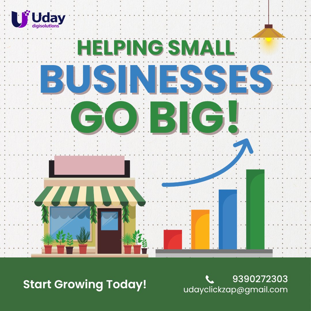 UdayClickzap's tweet photo. Small business today. Big brand tomorrow.
We help you get seen, attract the right customers, and grow with confidence
9390272303
  udayclickzap@gmail.com
Grow starting today
#SmallBusiness #BusinessGrowth #DigitalMarketing #StartupSuccess #Entrepreneurs #udaydigisolutions https://t.co/xsWMsSRwjh