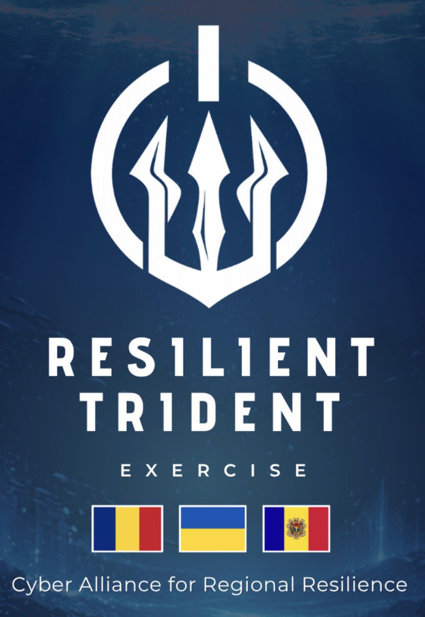 DanCimpean's tweet image. Resilient Trident is a powerful example of what the cyber alliance for regional resilience between 🇷🇴🇺🇦🇲🇩 can deliver. 

Our #cyber expert teams met in #Bucharest to:
🔹 share expertise
🔹 practice operational tasks 
🔹 strengthen joint capabilities
#Romania #Moldova #Ukraine