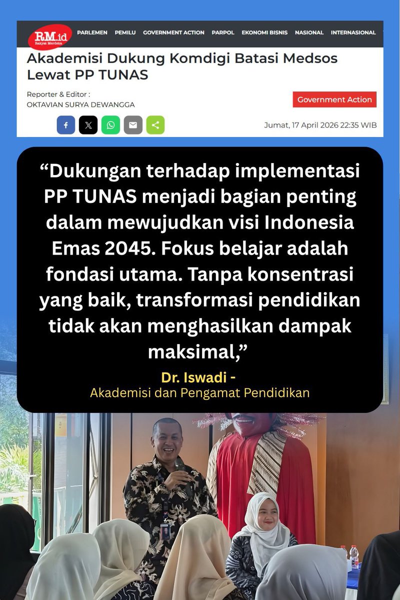 majeastic's tweet photo. mari dukung upaya penting untuk membatasi medsos https://t.co/8w7dC6OZST