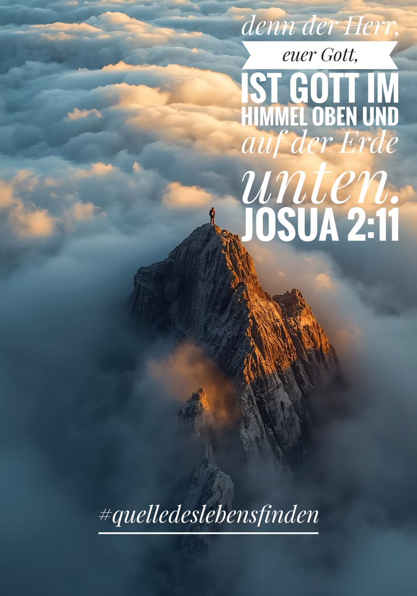 Joff_Joff007's tweet image. #quelledeslebensfinden #Jesus #God #Love #Bibel #Bible 

يشوع ١١:٢ لان الرب الهكم هو الله في السماء من فوق و على الارض من تحت