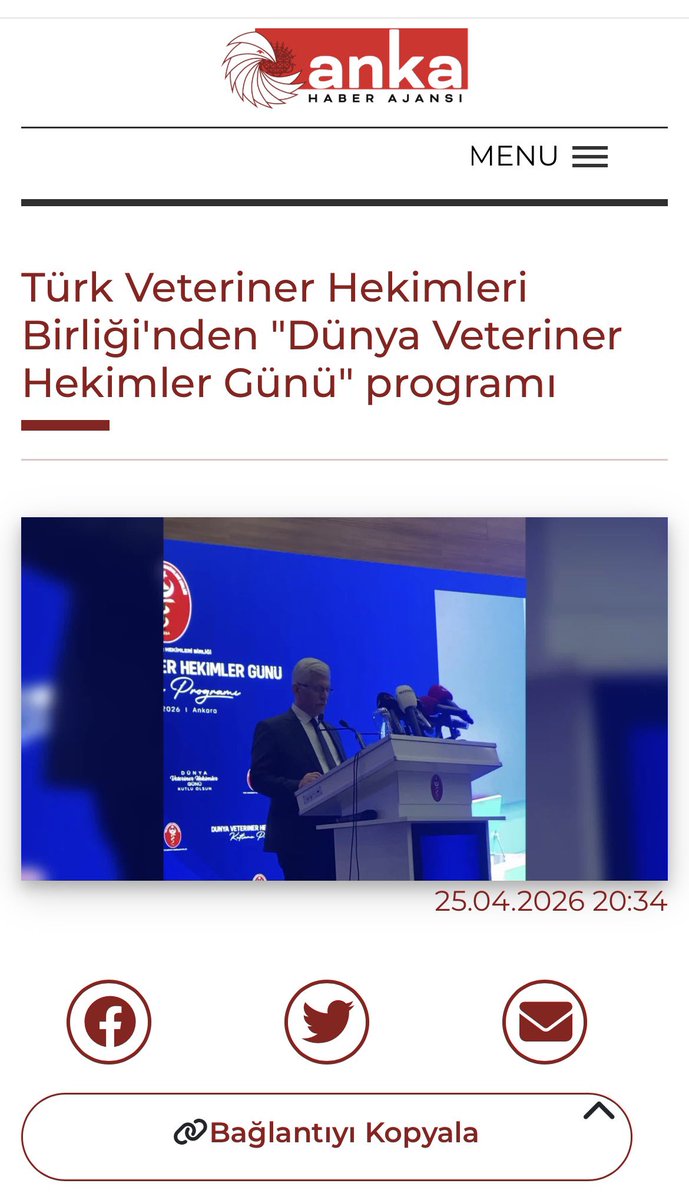 Türk Veteriner Hekimleri Birliği tweet media