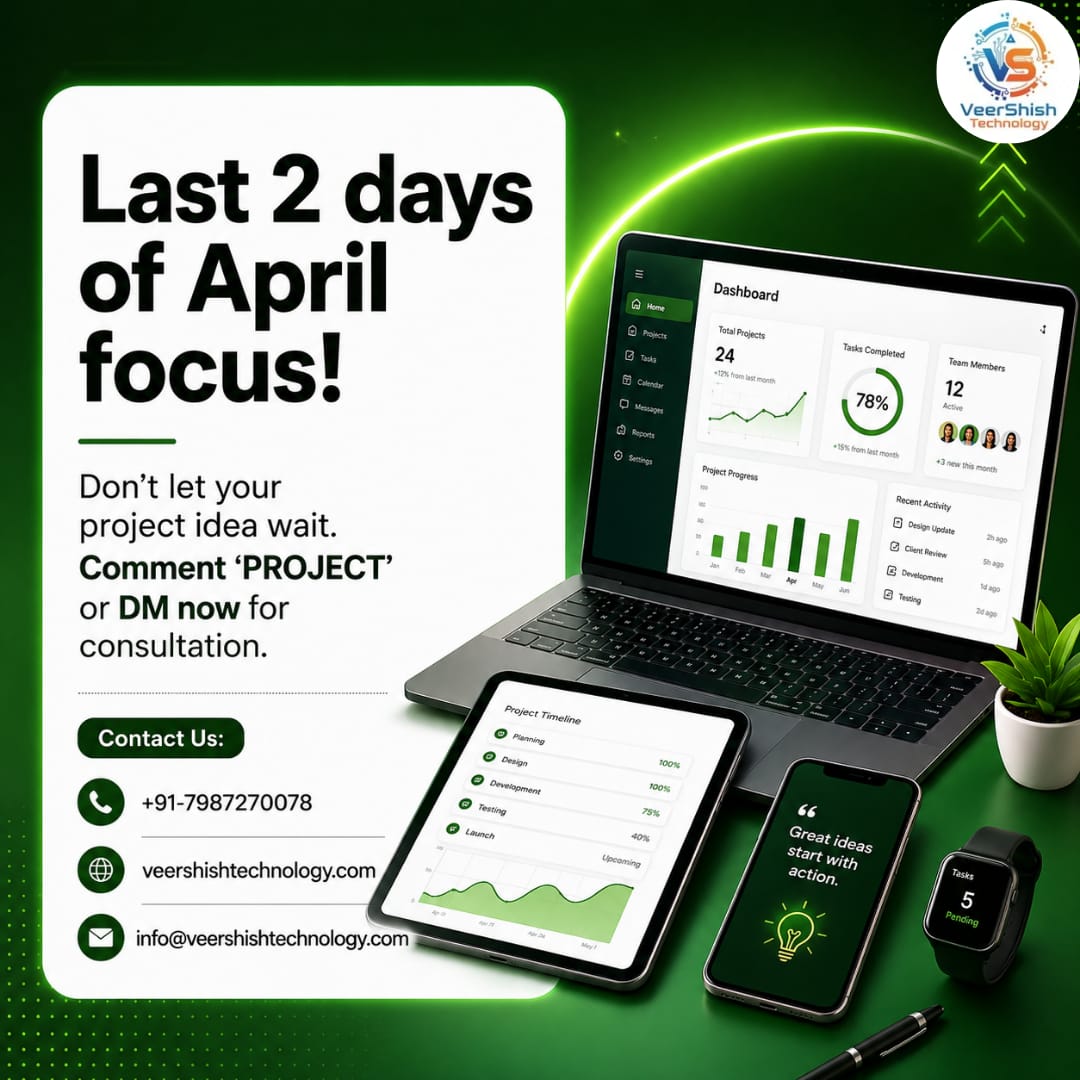 VeershishI74899's tweet image. Final 48 Hours: Turn Your Tech Idea Into Reality Now
Contact Us 
📞 +91-7987270078
🌐 veershishtechnology.com
✉️ info@veershishtechnology.com

#TechInnovation #StartupGrowth #DigitalSolutions #WebDevelopment #AIProjects #BusinessScaling #EntrepreneurLife #TechPartner
