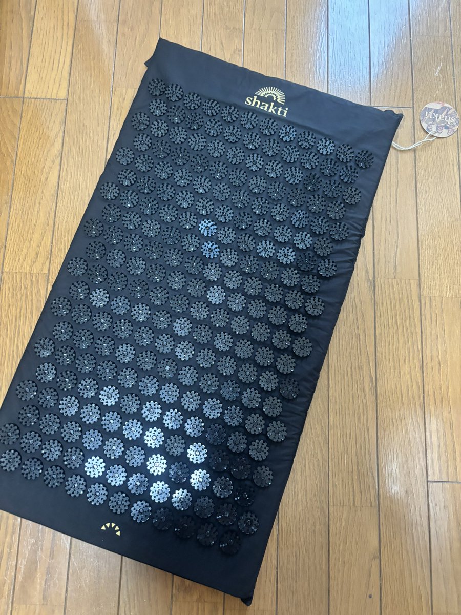 San2Ke's tweet photo. 話題になってた、シャクティマット！
ちくちくです https://t.co/zXmY7Prswu
