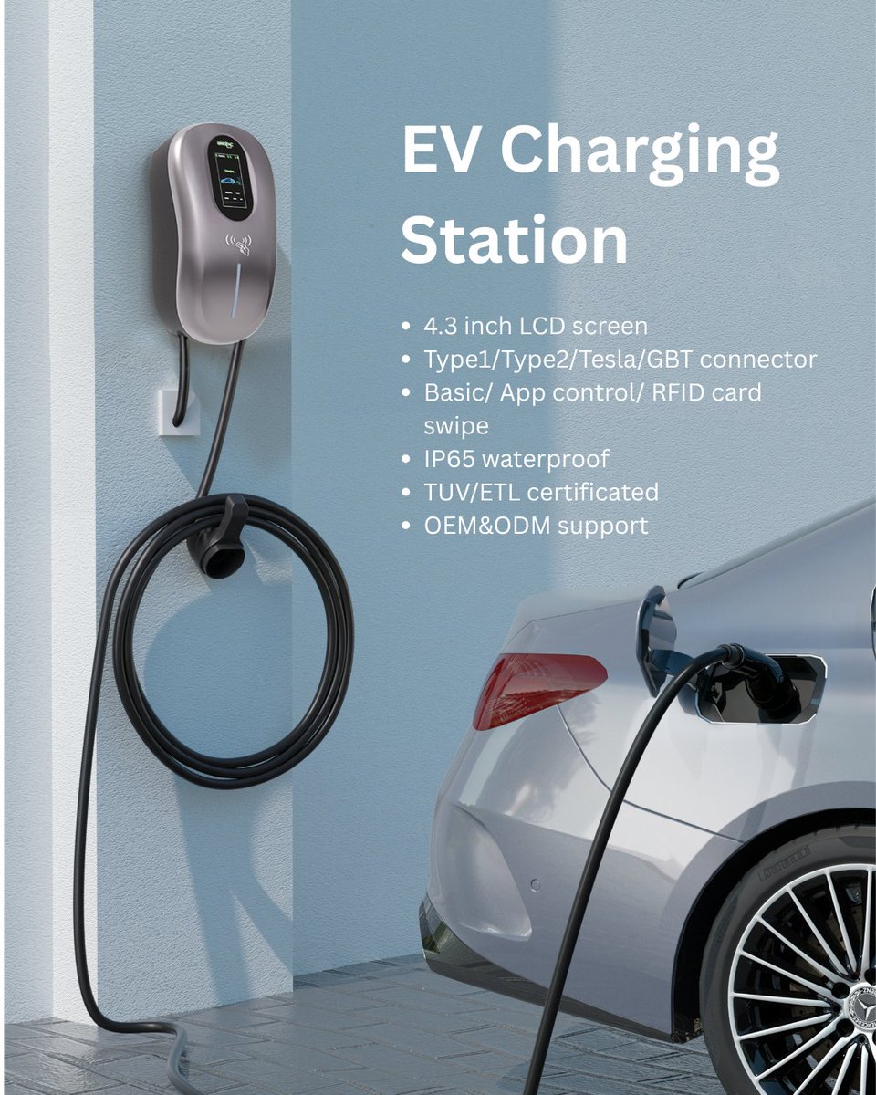 greenc_ev's tweet photo. Why choose our S02 EV charging station?
⭐Durable components, longer lifespan
⭐High compatibility with global EV models
⭐Strong supply chain &amp; manufacturing experience
⭐Dedicated after-sales support
🌐👉https://t.co/JW2jjjmPfn https://t.co/ZiDXstatZJ