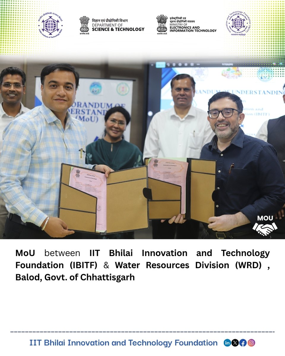IIT BHILAI INNOVATION AND TECHNOLOGY FOUNDATION tweet media