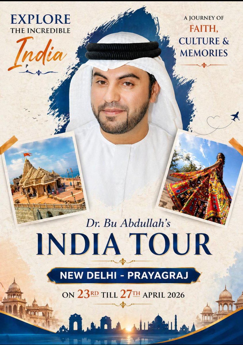 Amrit256718's tweet image. UAE–India relations continue to grow stronger—blending business opportunities with deep cultural roots. A visit focused on collaboration, connection, and future growth. 🇦🇪🇮🇳

#UAEIndia #Partnership #Investment #CulturalConnect #Geopolitics