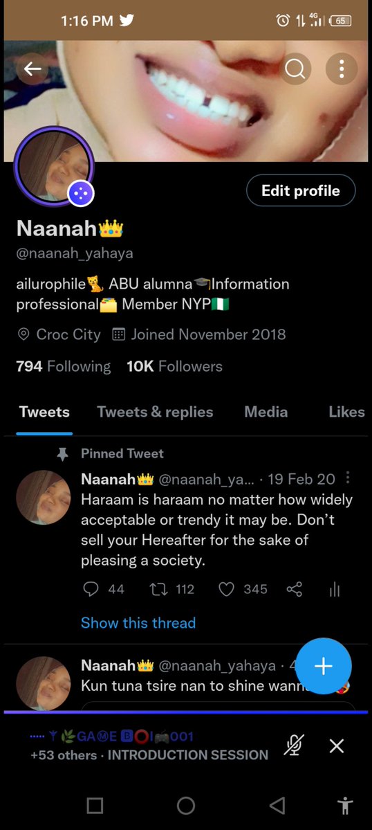 DaughterofYahya👑 tweet media