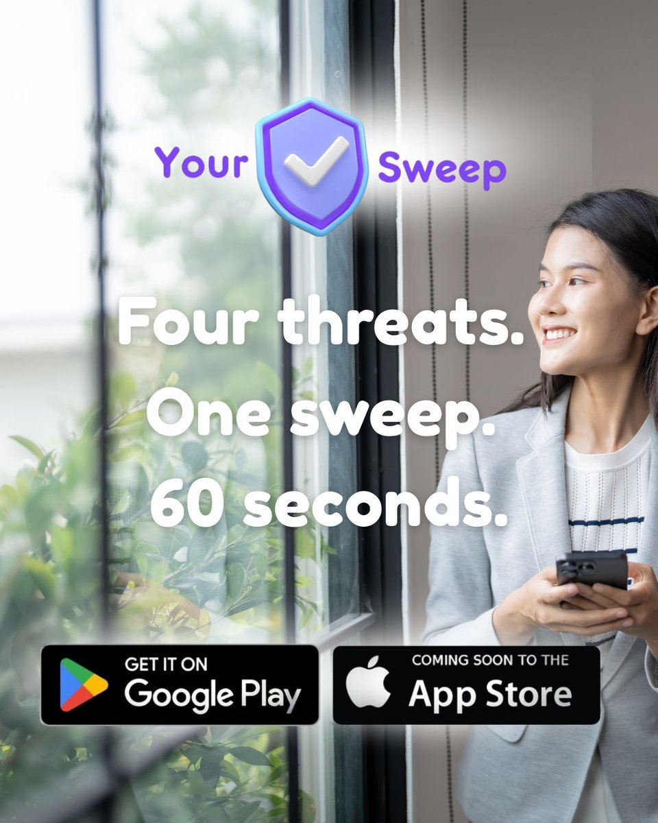 WereYoursGlobal's tweet image. There's an app that does something no one talks about and I genuinely don't understand why.

Hidden cameras. Bluetooth trackers. WiFi threats. NFC risks. One sweep. 60 seconds. Your phone.

Every traveler needs this. 

#YourSweep #TravelSafety #KeepYourPrivatesPrivate