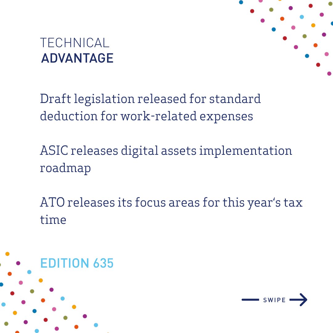 ipaaccountants's tweet image. Get your dose of the latest accounting news with the highlights of our weekly newsletter Technical Advantage 📬

Looking for more? IPA members can head to my.publicaccountants.org.au/Web/ContactMan… to subscribe to the full Technical Advantage newsletter!

#IPA #Accounting #AccountingNews