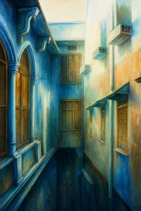 Trendy_Baba_'s tweet image. Artist Simon Mitra #painting #art #colors #india