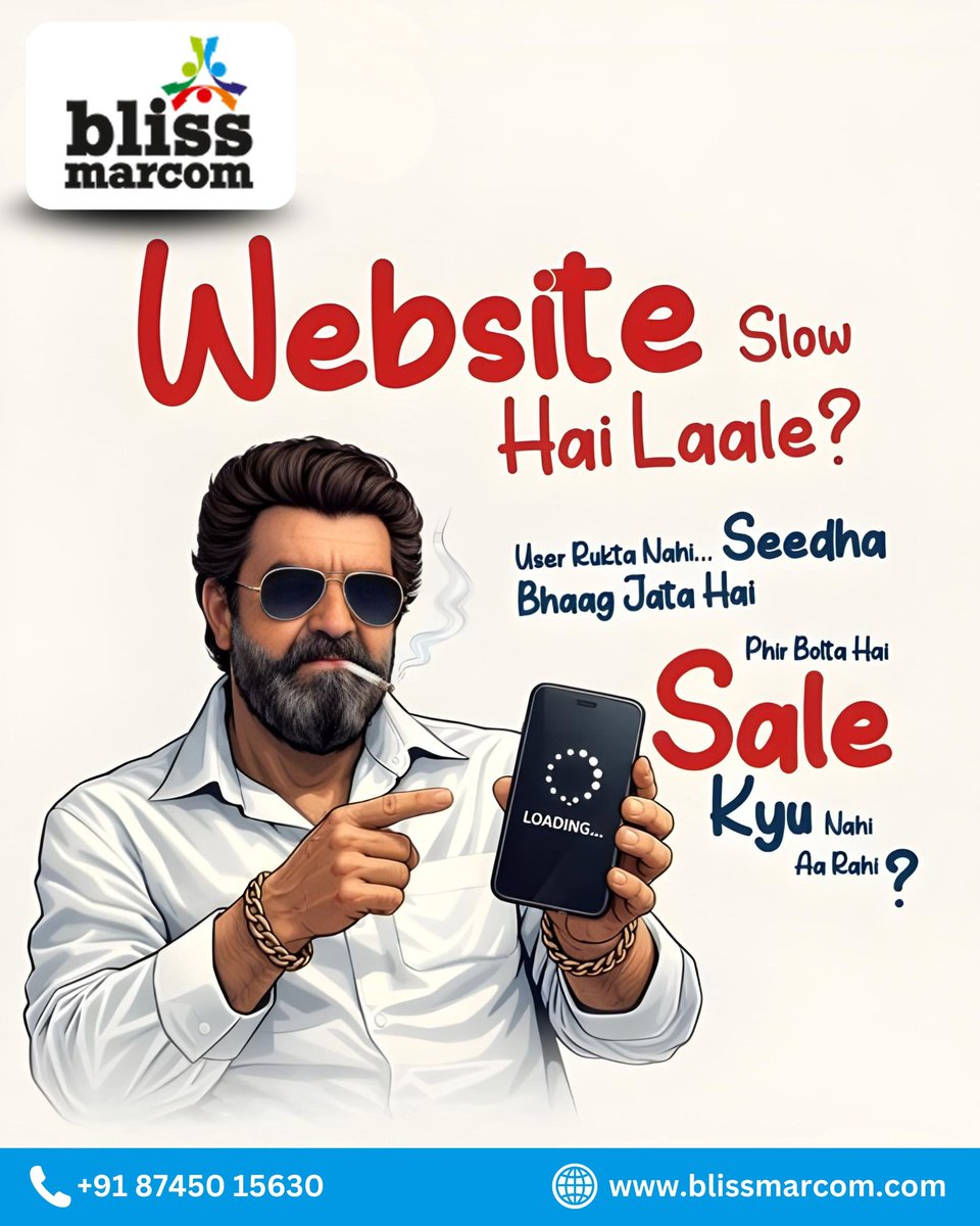 BlissMarcom's tweet photo. Stop wondering why the sales aren't coming in and start optimizing.

🚀 Get your website up to speed with Bliss Marcom.
📞 Call us: +91 87450 15630
🌐 Visit: https://t.co/9zzoQVLtwZ

#DigitalMarketing #WebSpeed #BlissMarcom #BusinessGrowth #WebsiteOptimization #SlowWebsite https://t.co/EBLyt0B2Wz