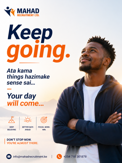 mahadmanpowerke's tweet image. Keep going.

Every small step you take today is preparing you for bigger opportunities abroad and career growth tomorrow. 
Stay focused. Stay ready.

#MotivationMonday #KeepGoing #JobsAbroadKenya #WorkAbroad #CareerGrowth #MahadRecruitment #OpportunitiesAbroad #Mwingi #NandiFocus