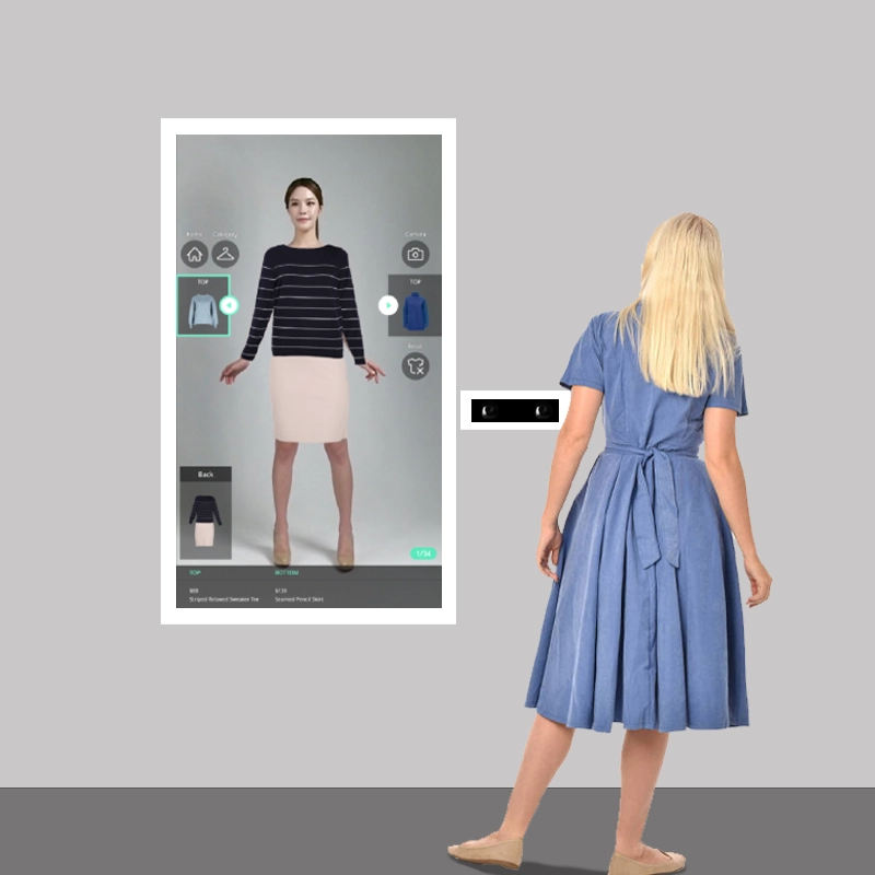_hobov's tweet photo. 🪞 AR virtual dressing mirror: try clothes instantly without changing. Faster, smarter &amp; more fun shopping experience!

📧 sales@hobovar.com
🌐 https://t.co/ECtTWTapfl

#ARmirror #virtualfitting #smartretail #fashiontech #digitalsignage https://t.co/SuXsT4ji6P