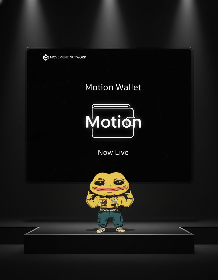 Yannn1993's tweet photo. #Gmove #Wassa
@movement_xyz  just released its official native wallet - Motion Wallet is now live!
A self-custodial browser extension designed specifically for Movement. Fast, convenient, and secure.
A big step forward for the ecosystem
#MoveWithMotion #BuiltForMovement #Movement https://t.co/QYMoaYGSg3