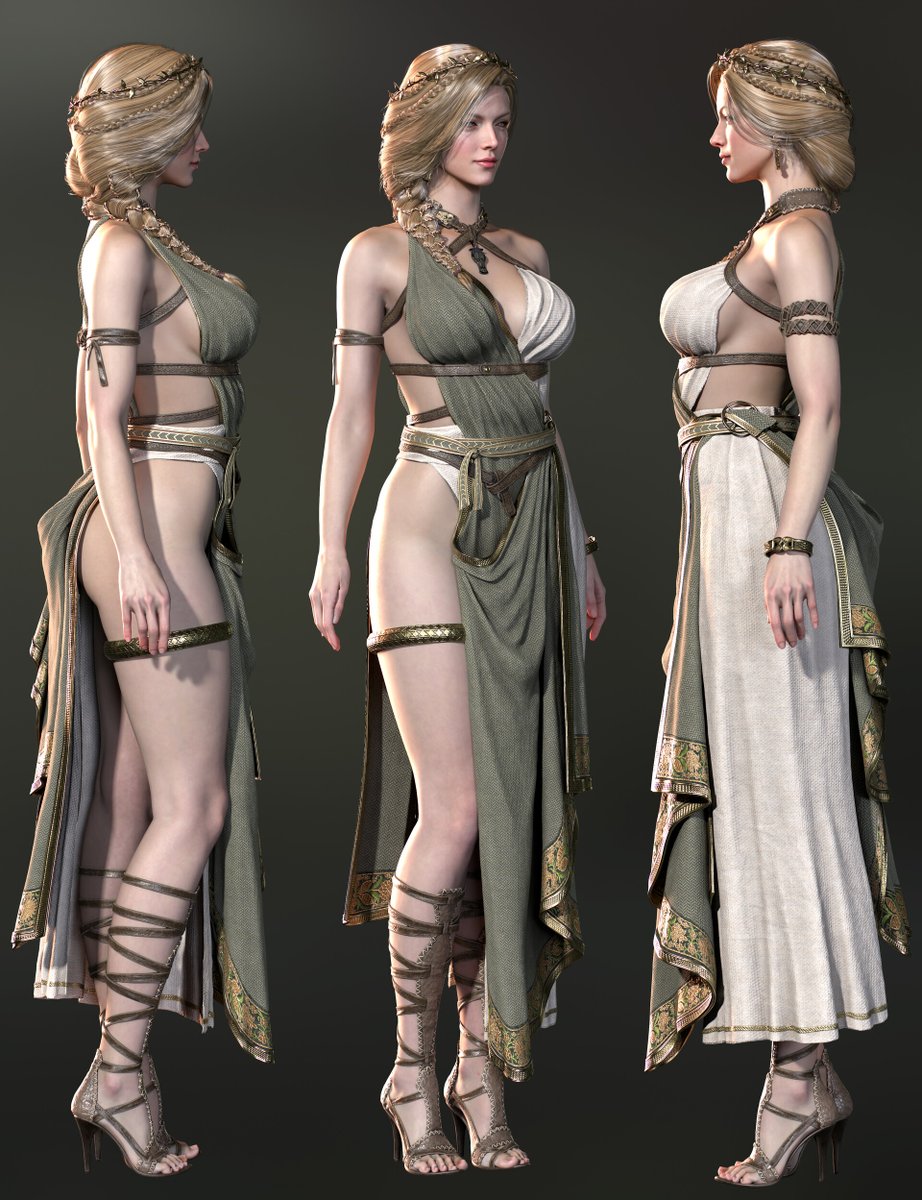MitsArt3d's tweet image. Cold, iron, and no mercy—this is the Viking era.
Fur, leather, metal.
Warriors and women — raw Viking references. Set 14 #3Dart #gamedev #zbrush #Viking #character