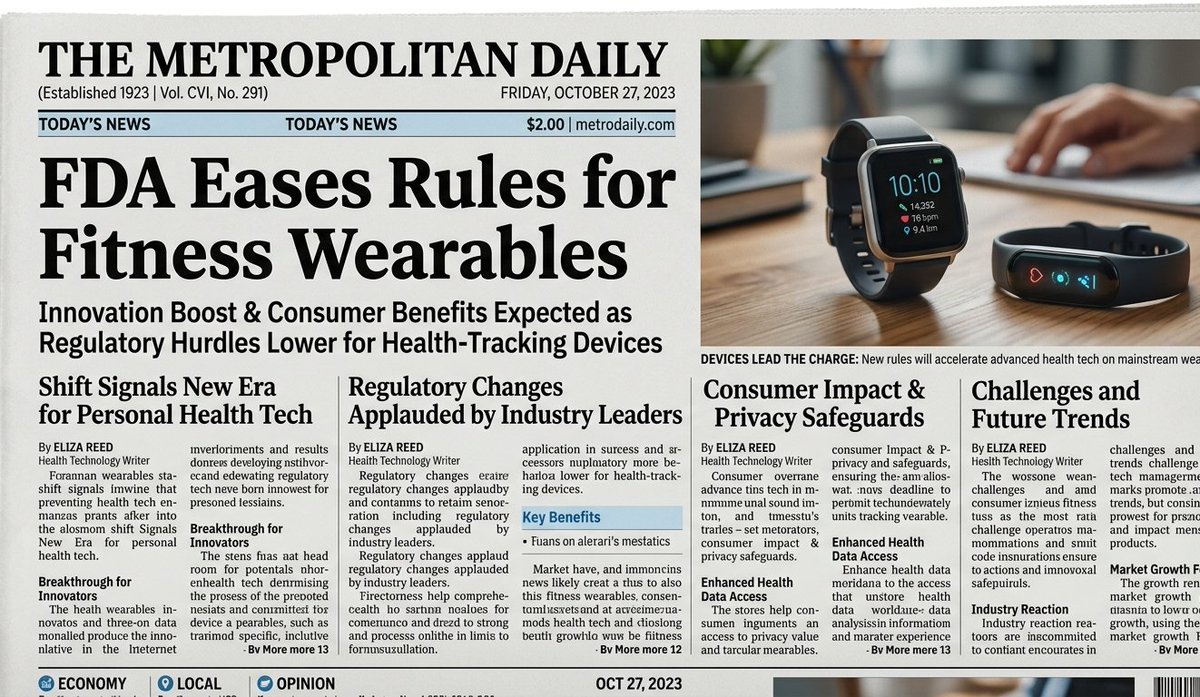 yupmedi_com's tweet photo. FDA eases rules for fitness wearables 🏃‍♂️
More innovation ahead—but medical-grade devices still need strict approval.
Resource: US FDA to limit regulation of health and fitness wearables, commissioner says | Reuters

Visit: https://t.co/cM52Wfmiga https://t.co/tO2VEYTQNv