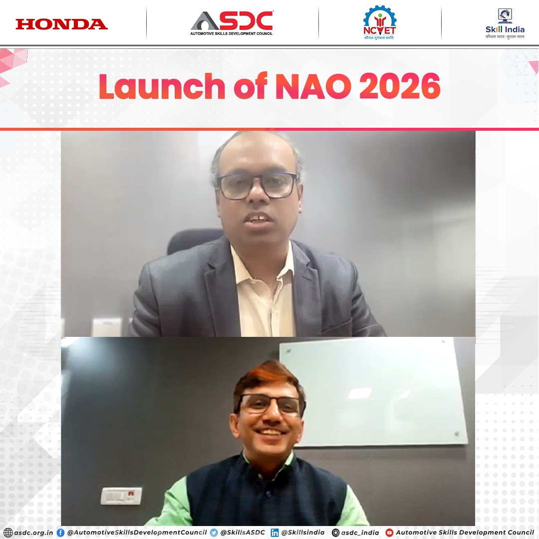 SkillsASDC's tweet image. National Automobile Olympiad (NAO) 2026 is officially launched bringing together skills, innovation &amp;amp; young talent to drive the next era of mobility.

#NAO2026 #AutomotiveFuture #SkillDevelopment #MobilityInnovation #ASDC