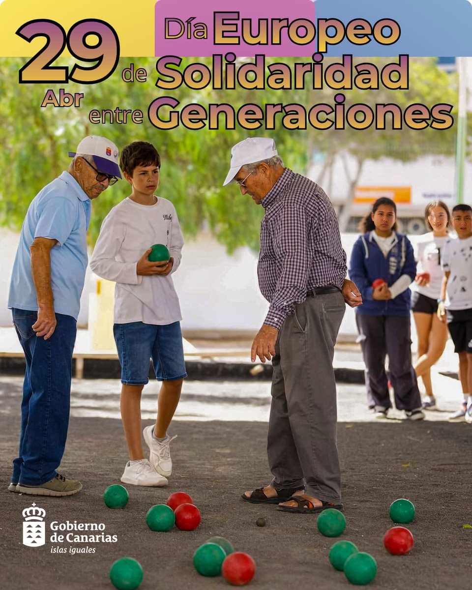SocialGobCan's tweet photo. Una sociedad solo avanza plenamente cuando todas las edades tienen voz y oportunidades.
 
🫂Seguimos trabajando para crear espacios de participación a través del #PlanMaresía, con proyectos que unen a mayores y jóvenes contra la soledad.

#DíaEuropeoDeSolidaridadEntreGeneraciones https://t.co/qwjydIEtPy