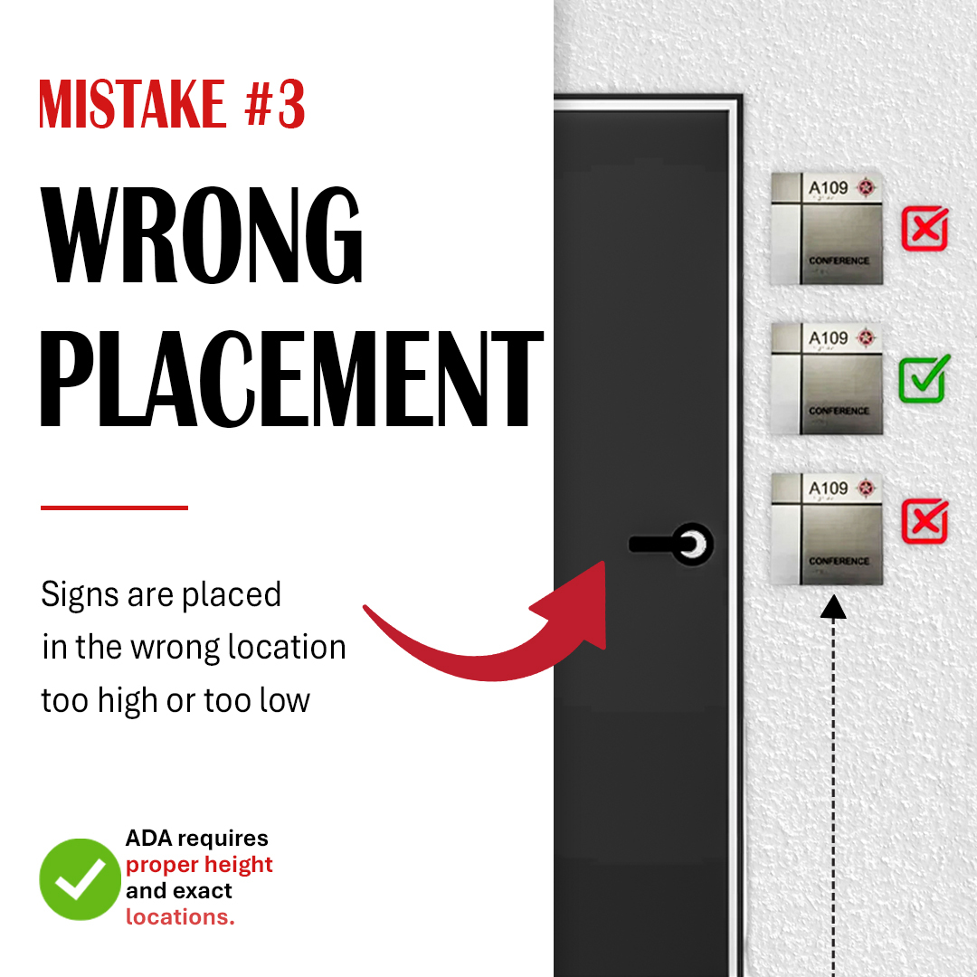 AltiusGraphics's tweet photo. Many businesses install signage without checking ADA requirements. This creates risk. It can also affect how people experience your space.

Clear signage improves accessibility and builds trust. It also helps your business look more professional.

#InteriorSigns #ALTIUSGraphics https://t.co/7xJNNTI6cw