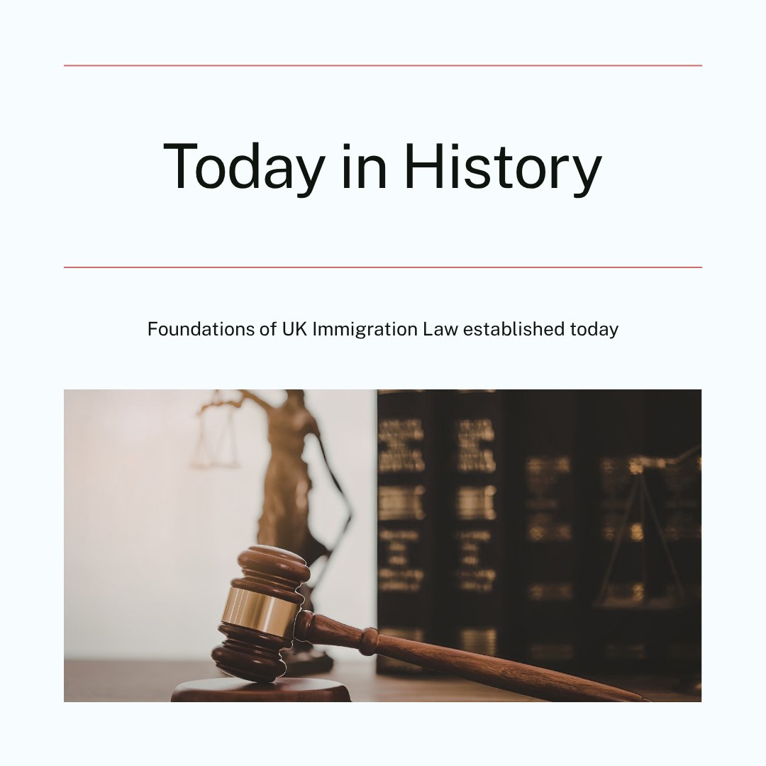 📅 Today in History:

The British Nationality Act 1948 helped shape modern UK immigration.

#UKImmigration #VisaLegal