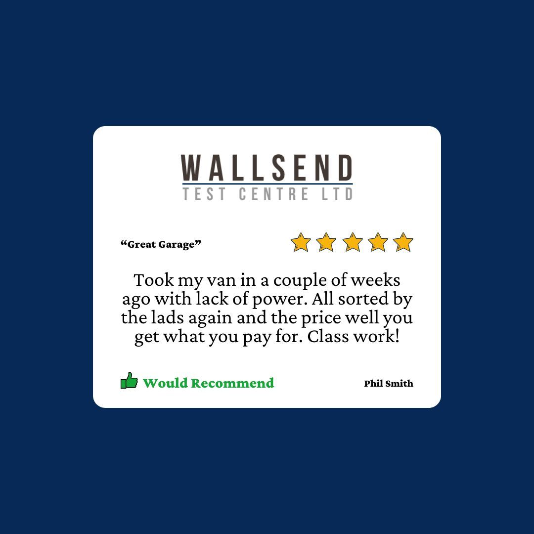 wallsendtc's tweet image. Thanks for the review, Phil. Happy to help out!

View this review and more 5-Star reviews on Google: bit.ly/wallsend-test-….
-
#WallsendTestCentre #CustomerReview #CustomerFeedback #CustomerTestimonial