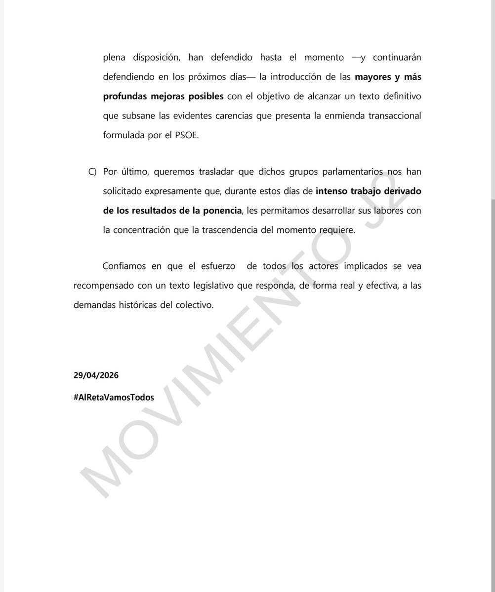 Nota aclaratoria