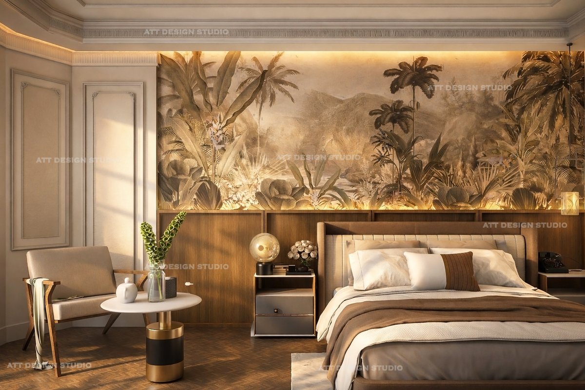 attdesignstudio's tweet image. A perfect blend of warm tones, textures, and spatial planning—crafted for a premium stay experience.

#InteriorDesign #HotelDesign #LuxuryLiving #ATTDesignStudio #3DVisualization #DesignConcept #HospitalityDesign #ModernSpaces