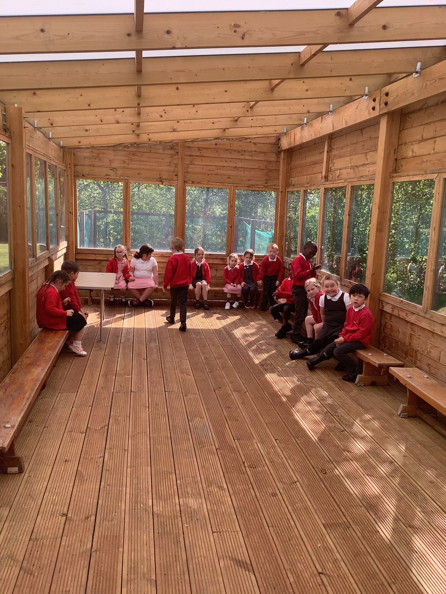 In Nature Club, we walked around our school looking at all the signs of nature.