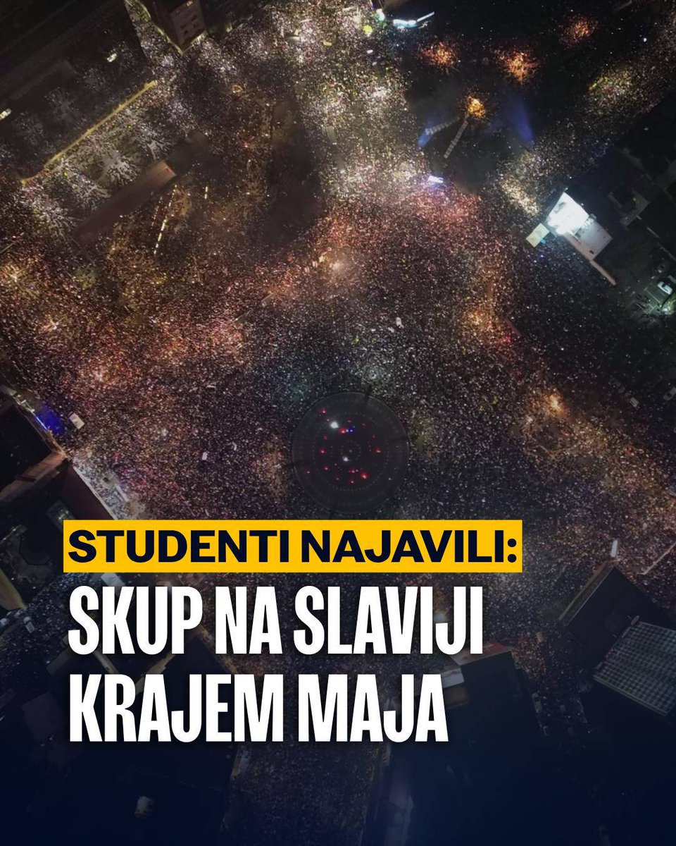 Tačan datum novog skupa studenti će saopštiti posle prvomajskih praznika.

To neće biti jedini skup ovog leta, već prvi u nizu u okviru kampanje "Studenti pobeđuju".

Izvor: Nova