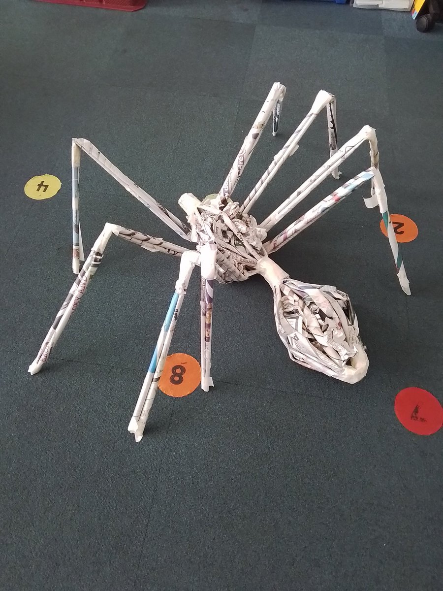 mrs_lwilson's tweet image. We have been busy in Art this week constructing our sculpture inspired by 'Maman' by Louise Bourgeois. #creativity #enthusiasm #positivity @YPSArtandDesign