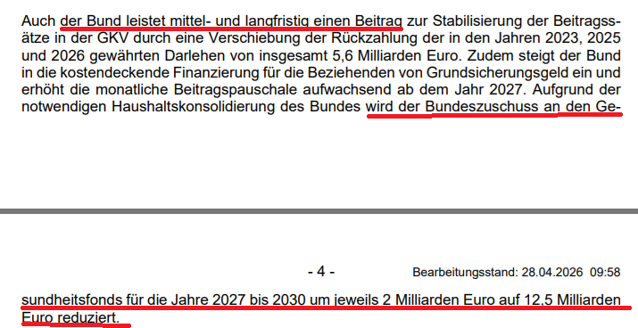 So sieht es aus, wenn der Bund "einen Beitrag leistet".
🙃