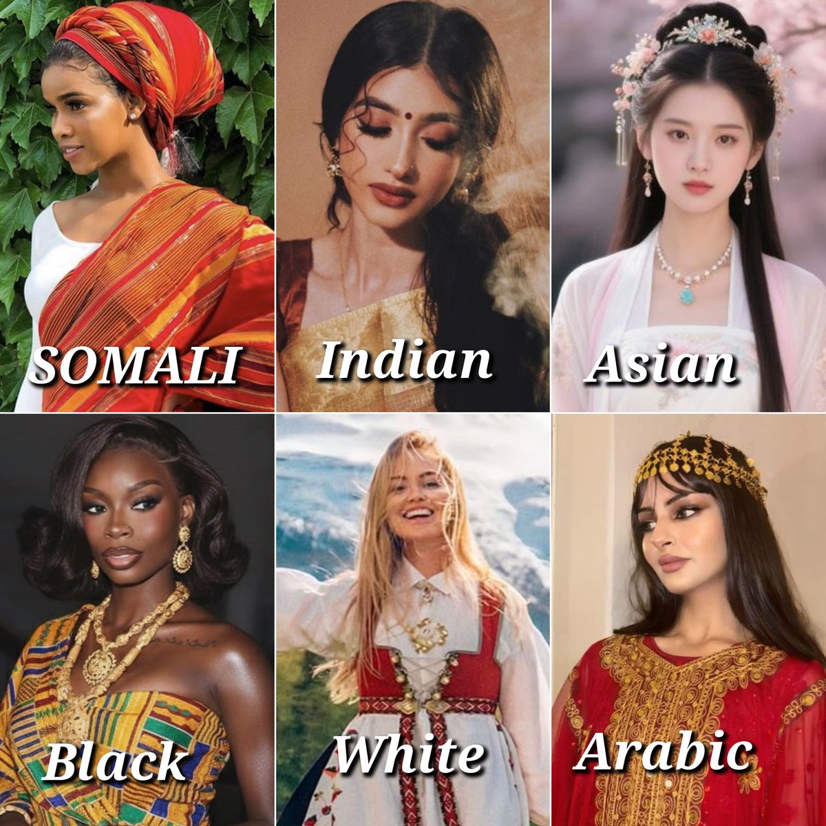 sharmaake47's tweet image. According to you, which one is the most beautiful? ##countries #girls #beautiful