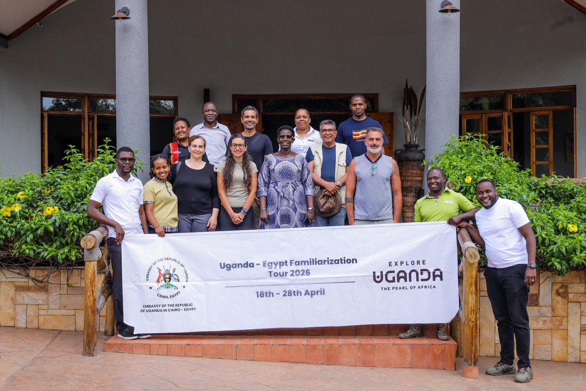 emburara's tweet image. Egyptian Delegation concludes a 10 Day Uganda Familiarisation Tour with strategic Tourism and Investment Outlook! We are glad the delegates enjoyed their stay on the farm lodge, engaging in the Ankole culture! Our MD @KabibiFlorence witnessed their stay !
#Egypt #exploreuganda