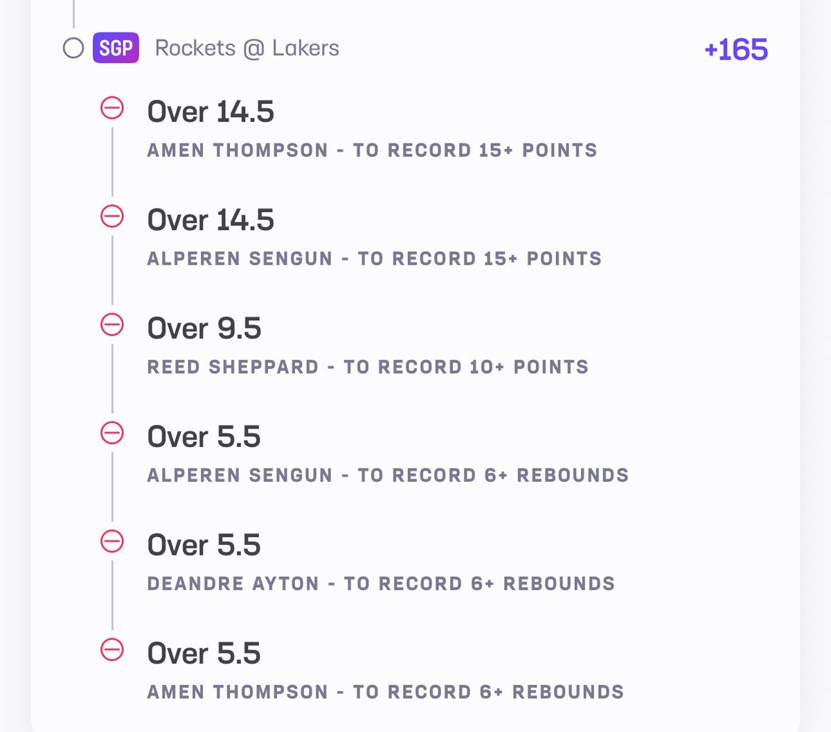 PropGlitch's tweet photo. Who sells this 18 Leg Parlay?💔🤑
#NBAPLAYOFFS https://t.co/v4Xyfg9p0O