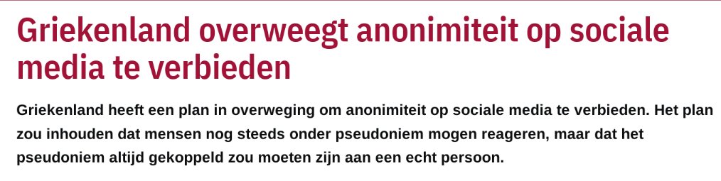 Griekenland heeft de democratie uitgevonden, maar raakt die hiermee als eerste in Europa kwijt.