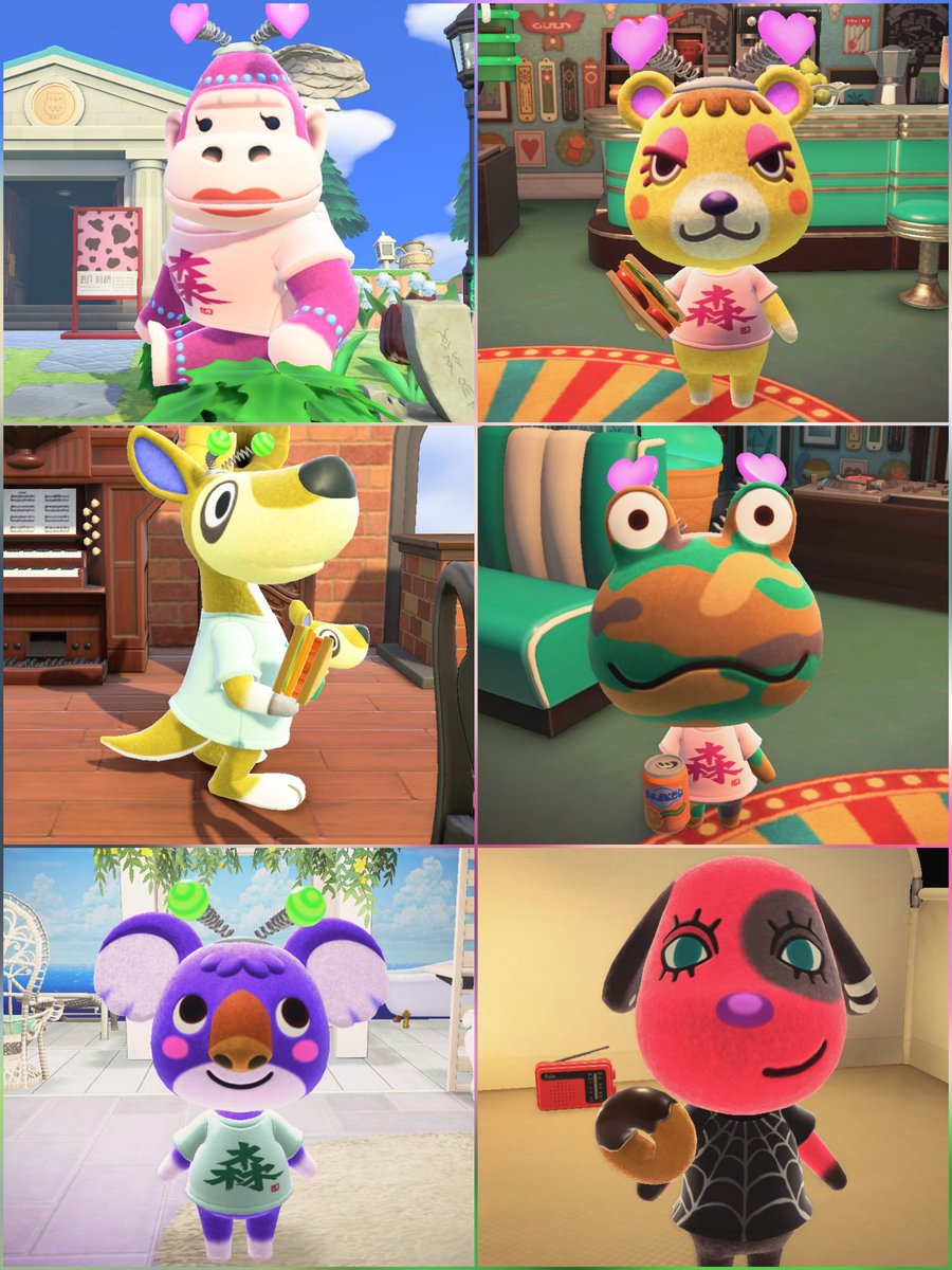 mharukart's tweet image. 観光客とキャンプサイト🏝️
ウズメ🦍アネッサ🐻
アップリケ🦘フルメタル🐸
シドニー🐨ハンナ🐶
ウズメさん!!いいねー🤭

GW突入の人たち良い休日を～✨️
#あつ森 #どうぶつの森 #ACNH 
#AnimalCrossing #NintendoSwitch