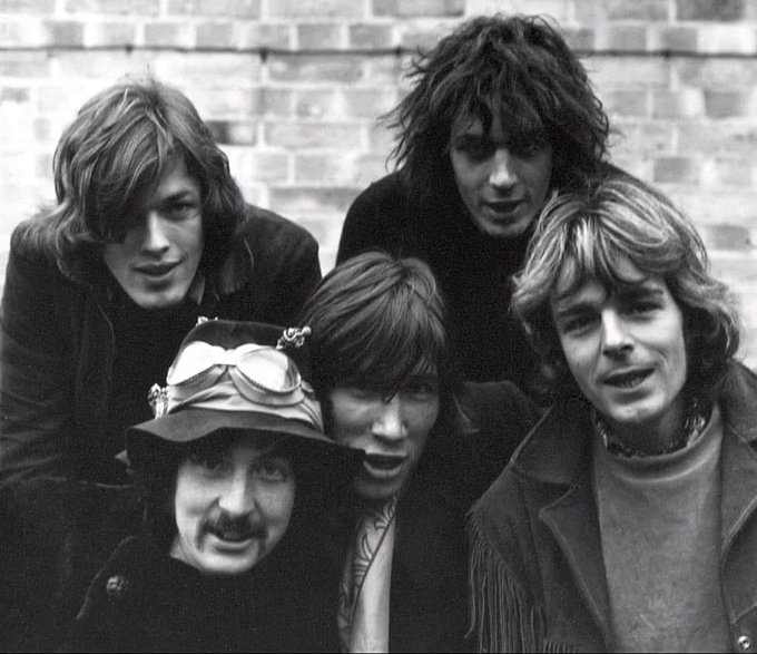 Pink Floyd's only photoshoot as a 5-piece