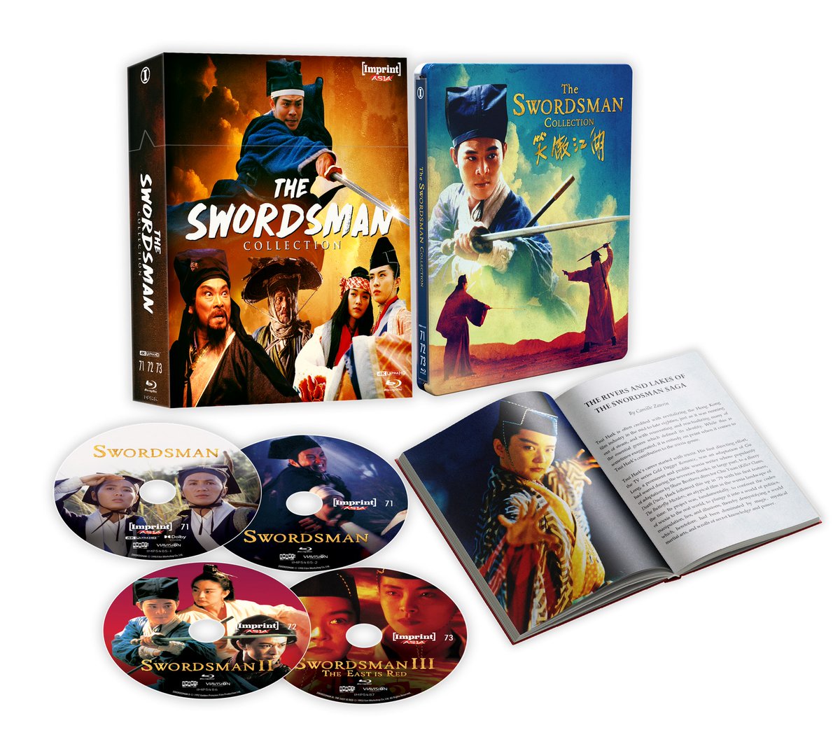 leloupceleste's tweet image. À paraître dès le 24 juin en 🇦🇺 via @imprint_films : #Swordsman - La Trilogie (1990-1993) en édition limitée Hardbox Steelbook #4KUltraHD (le 1er). #WeLovePhysicalMedia.