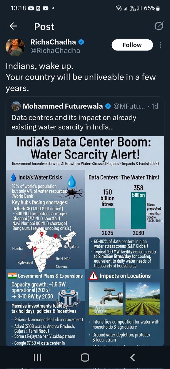 richa badola tweet media