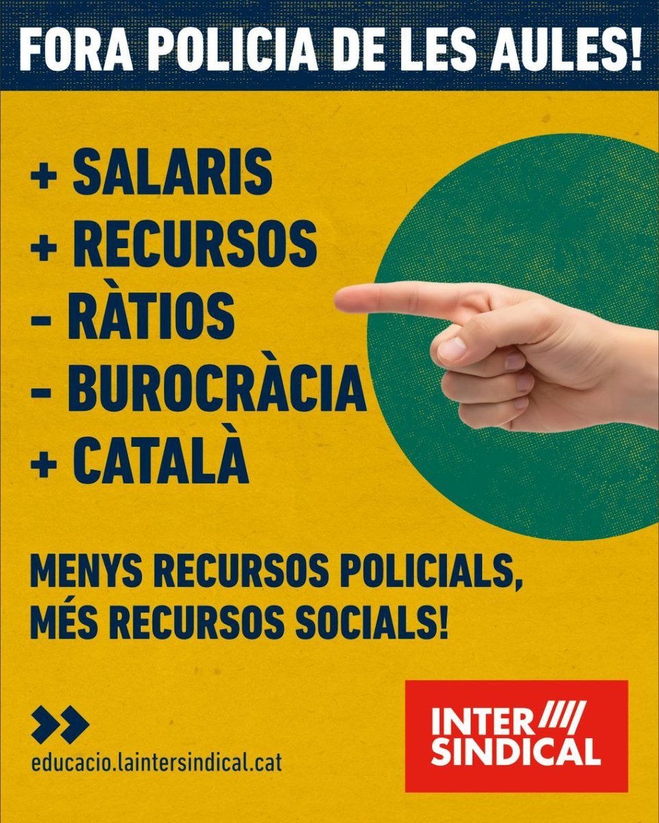 Intersindical Educació tweet media