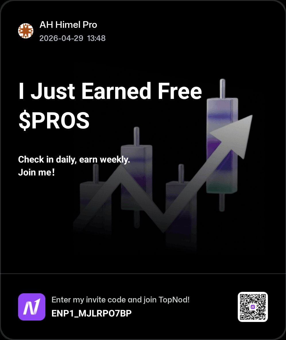 ahhimelbd's tweet photo. Just joined TopNod Energy Park ⚡️
Simple tasks → earn Energy → share weekly $PROS rewards.
The more people join, the bigger the reward pool 
Worth a try！
#topnodenergy
https://t.co/QmhKkSuOZN https://t.co/VUmX8NFm8F