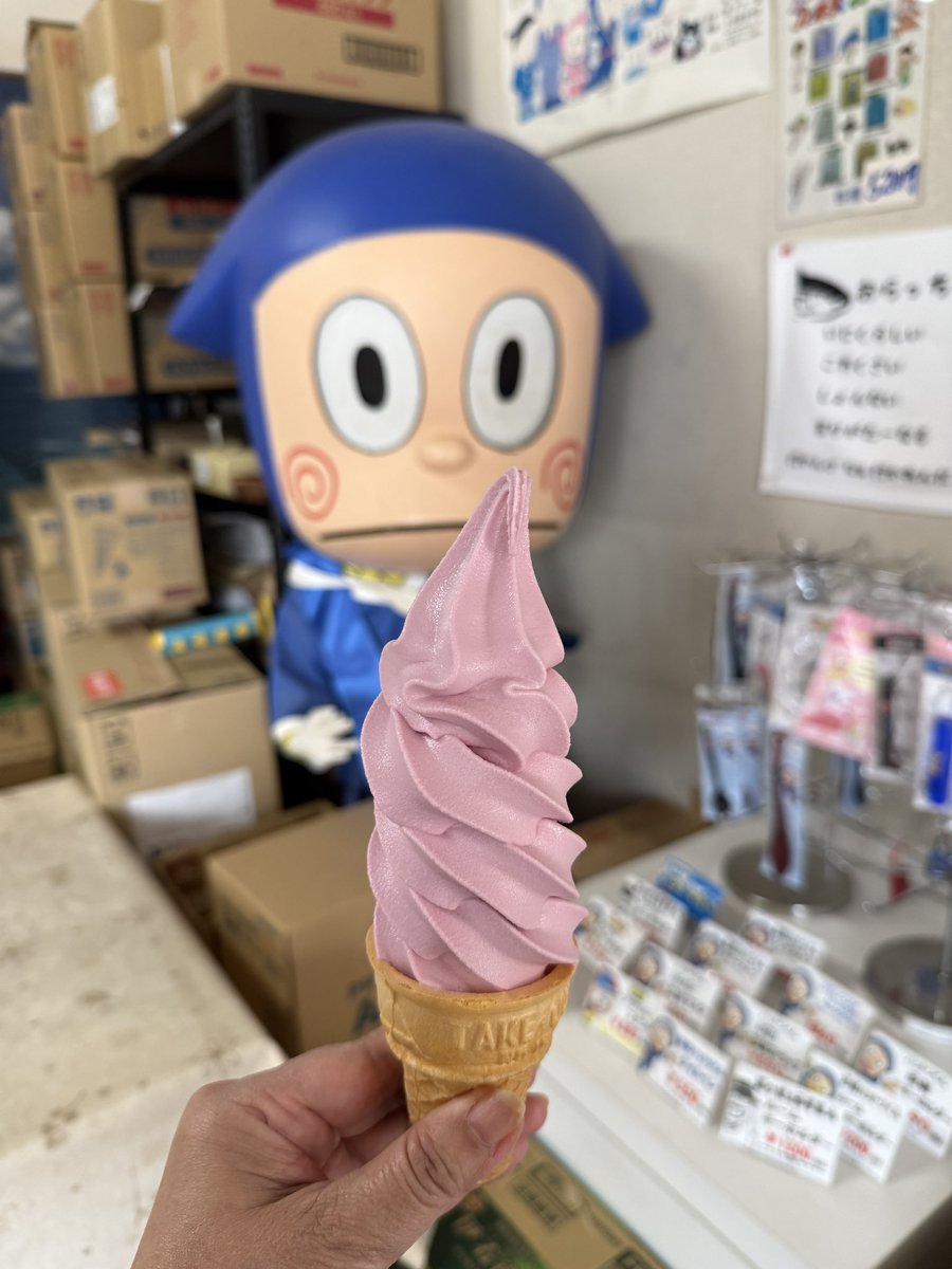氷見に行ったら食べたくなる🥺 島津福寿堂のソフトクリーム🍦 #富山県