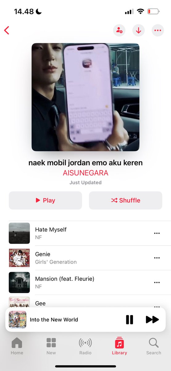 voirsaint's tweet photo. playlist jordan ailsa di mobil #adil #merakyat https://t.co/2szSzphJr3
