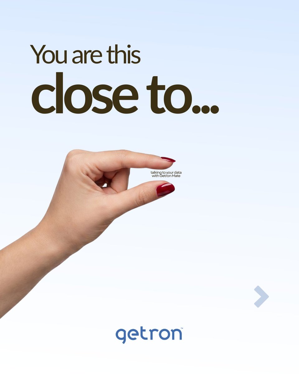 GetronCorp's tweet photo. You are this close to...
a stress-free supply chain ✔️
instant business clarity ✔️
operational calmness ✔️
your most efficient workday ✔️
a smarter way to lead ✔️

Meet your new #AI teammate today: Getron Mate 👉 https://t.co/4f561rPkUd

#Getron #GetronMate #Retail https://t.co/jKhv1WL50s