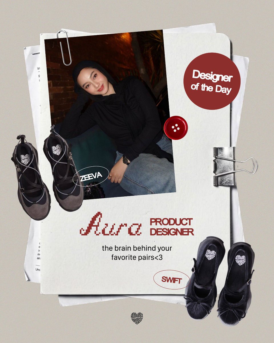 adorableproject's tweet photo. Appreciation post 💖
Meet Aura, designer behind your fave Swift &amp; Zeeva 👟✨

Thank you for the love, Adear 🫶
Roll call time, who’s in the Swift &amp; Zeeva club? 
Drop a ❤️

Not yours yet? Use code ADOXAURA for 20% OFF (min 250K)
https://t.co/qfBWnRVtMO https://t.co/3PI2rMRPix