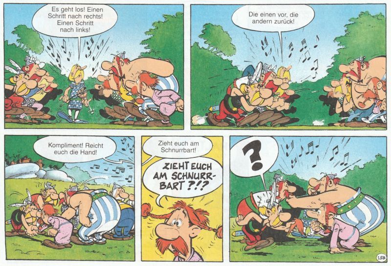 Asterix_Archiv's tweet image. Heute ist Welttag des Tanzes! Er findet jedes Jahr am 29. April statt und wurde 1982 ins Leben gerufen, um den Tanz als  internationale Form des Ausdrucks zu würdigen. Heute auch ist der Geburtstag des französischen Tänzers und Choreographen Jean Georgess Noverre. #Asterix