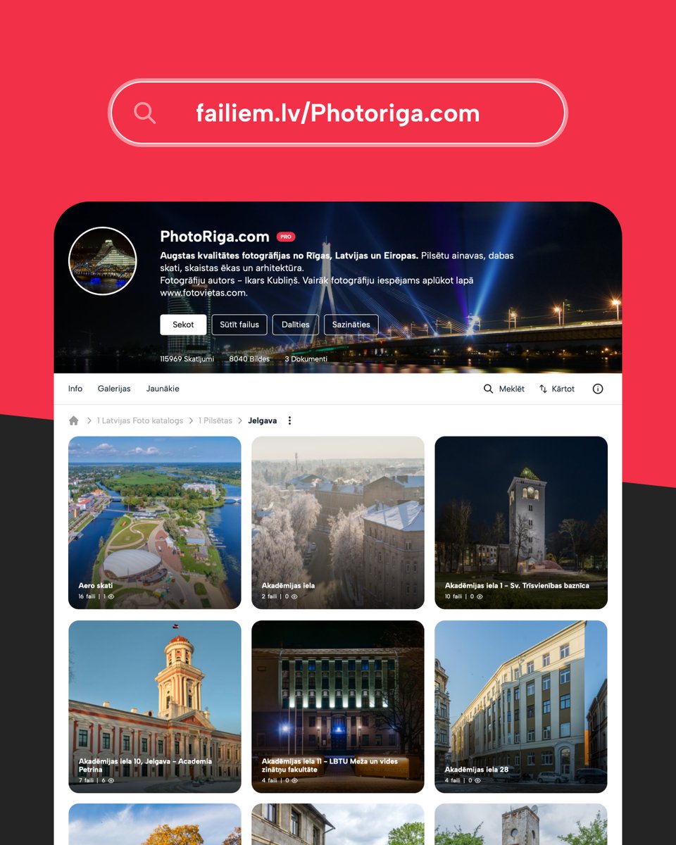 failiem_lv's tweet photo. Ja Jelgava tev ir tuva, ieskaties… 📸
Ir publicēta visaptveroša Jelgavas foto objektu kolekcija - vienuviet apkopoti apmēram 500 attēli ar pilsētas ainavām, ielām un arhitektūru dažādos gadalaikos un diennakts laikos.
Fotogrāfs - Ikars Kubliņš.
👉 Apskati: https://t.co/1N3bJb2F8v